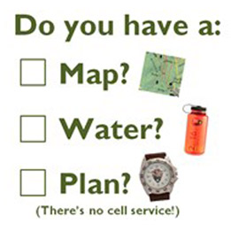 Do you have a map, water and plan for visiting Muir woods. 